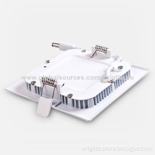 6W LED Panel Light, 85-245V AC/Ultra-thin/Samsung Chip/SMD2835/85lm/W, Square Shape/12mm Thickness